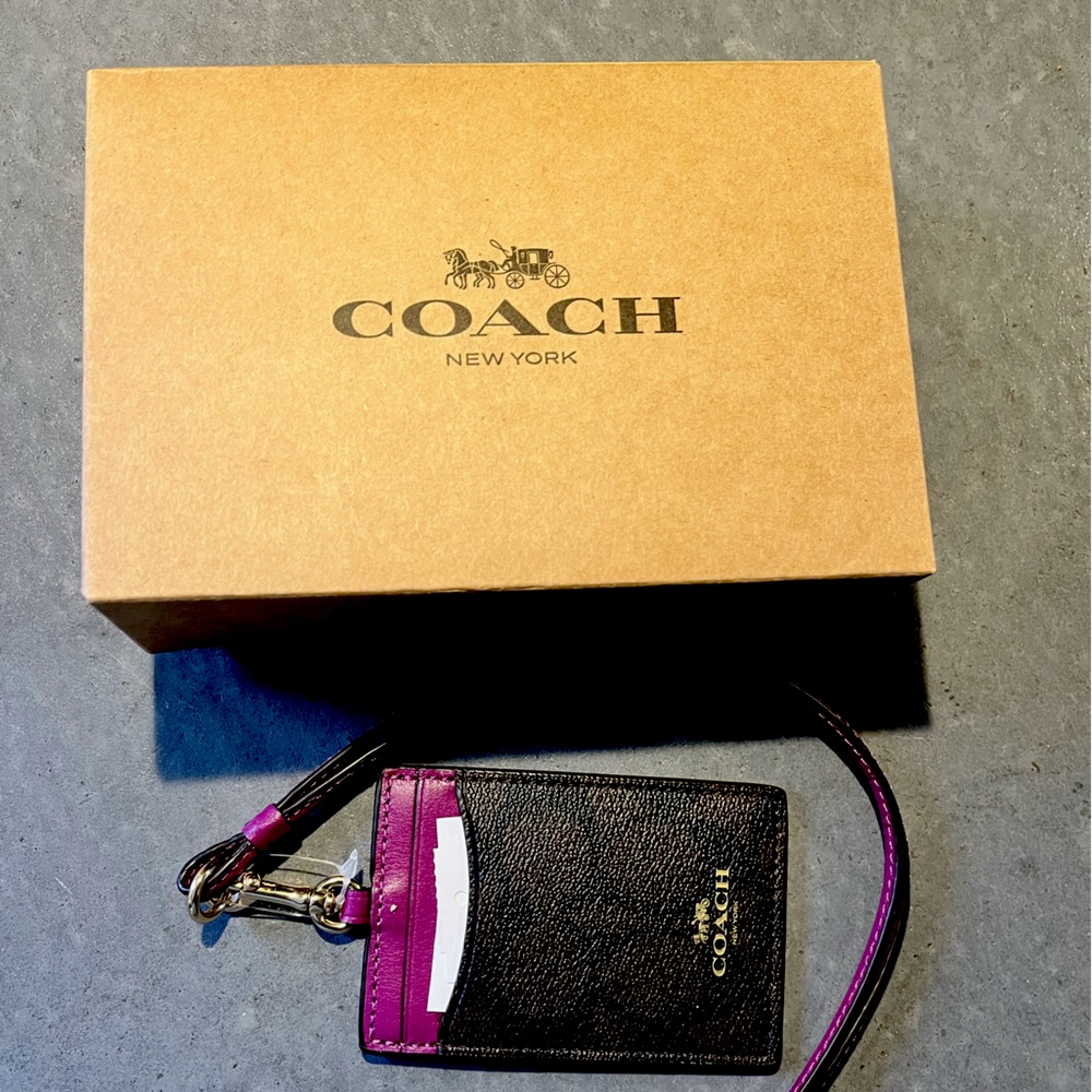 Coach lanyard
